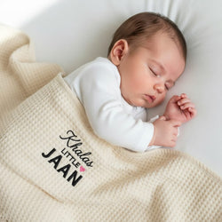 Khala's Little JAAN Baby Waffle Blanket