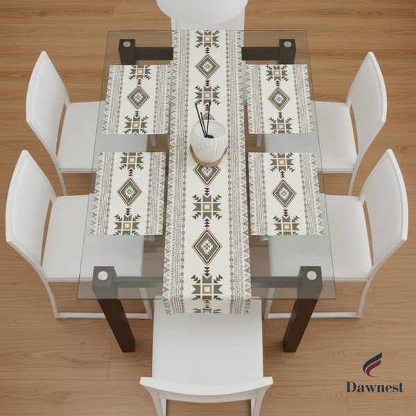 Table Runner with Mats T32