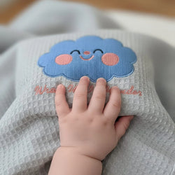 Baby Waffle Blanket (Grey)
