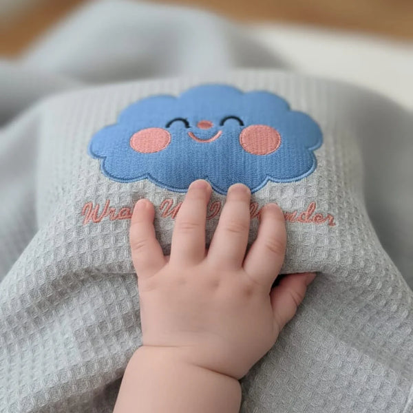 Baby Waffle Blanket (Grey)