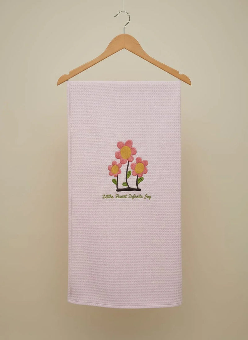 Baby Waffle Blanket (Pink)