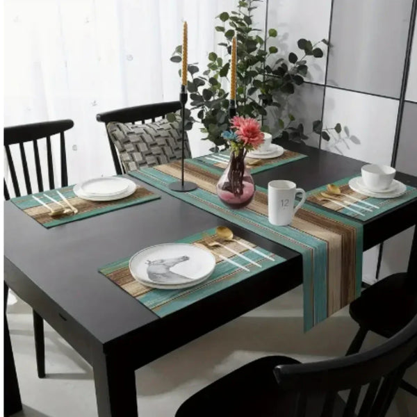 Table Runner with Mats T42 - Dawnest