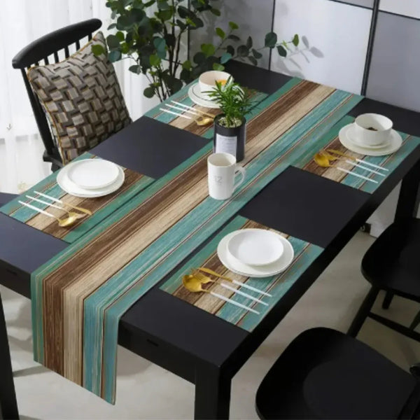 Table Runner with Mats T42 - Dawnest